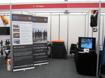 TriCamp stand at The World Triathlon Championships